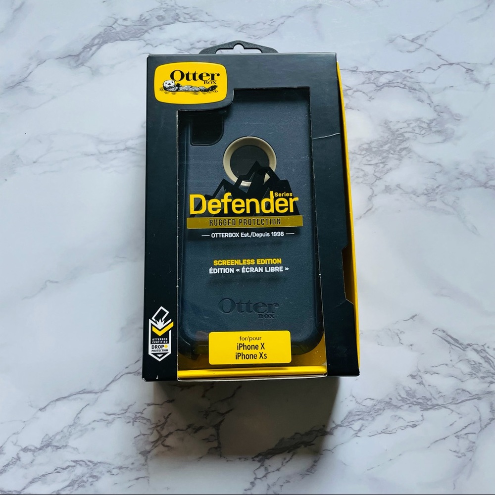 New OtterBox Defender Navy Blue Case For iPhone X and XS